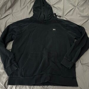 Under Armour Mens Black Loose Fit‎ Hoodie XL/TG/EG